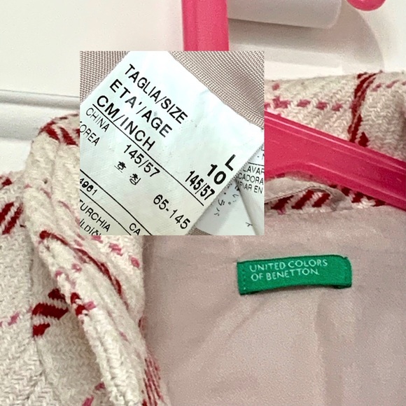 Preloved United Colours of Benetton cape coat, woman's XS - Picture 4 of 8